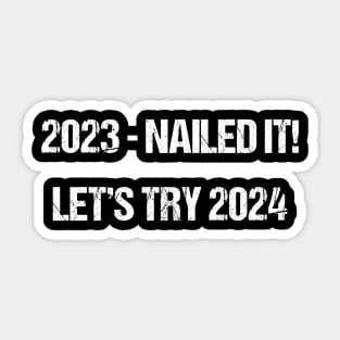 Happy New Year 2024 Sticker